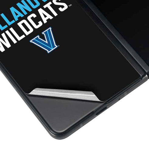 Villanova University Wildcats Black Galaxy Z Fold4 5G Skin